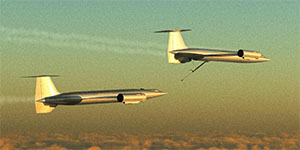 Дозаправка Lockheed CL-400