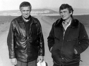 лётчик-испытатель Роман Таскаев и штурман-испытатель Леонид Попов