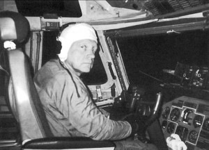 В.Мигунов в кабине Ан-124