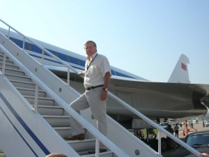 Г.Г.Ирейкин у Ту-144Д