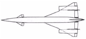 Трехкилевой вариант Super Caravelle
(1959 г)